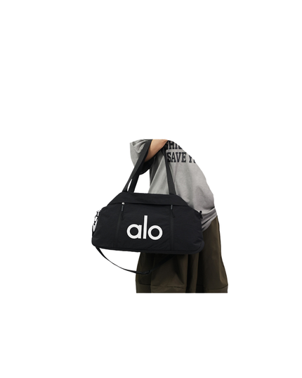 Black Yoga Gym Duffel Bag