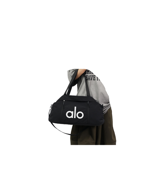 Black Yoga Gym Duffel Bag