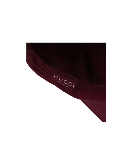 2025 Canvas GG Monogram Burgundy Cap