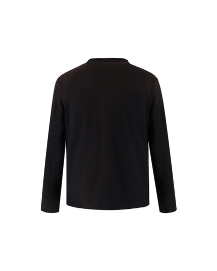 Black Eden 1996 Logo Long Sleeve Distressed T-Shirt