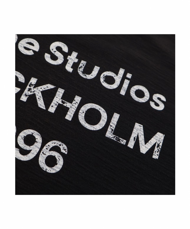 Black Eden 1996 Logo Long Sleeve Distressed T-Shirt