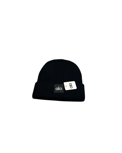 ALO Black Winter Wool Beanie