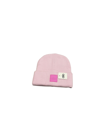 ALO Lilac Pink Winter Wool Beanie