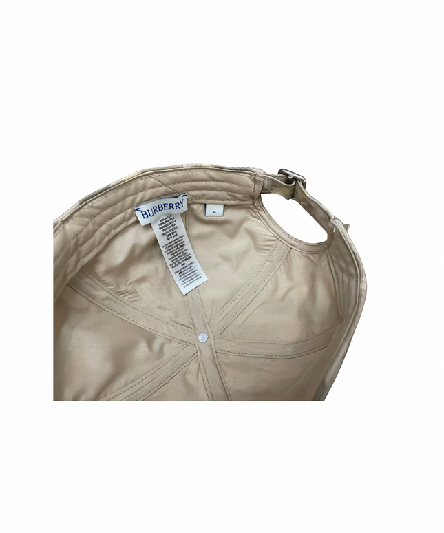 Checked Curved-Peak Baseball Hat