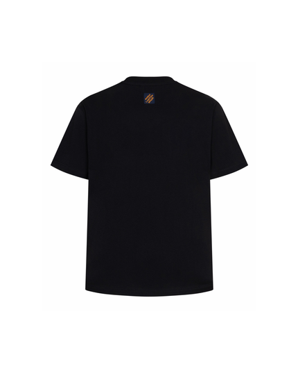 Black Embellished Signature T-Shirt