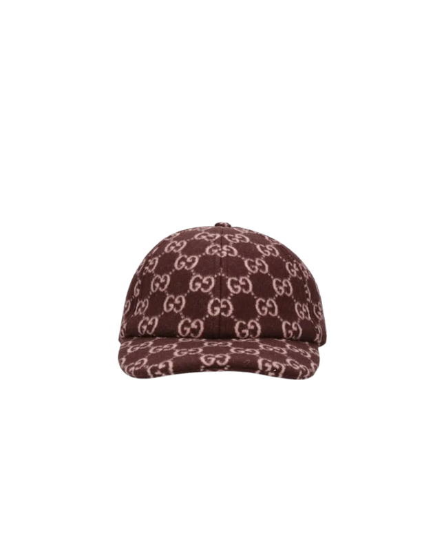 Giselle Bob GG Canvas Brown Adjustable Cap