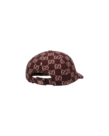 Giselle Bob GG Canvas Brown Adjustable Cap