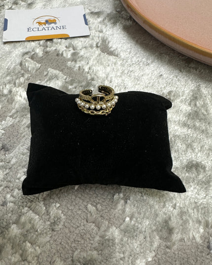 Gold Plated | CD Pearl Ring