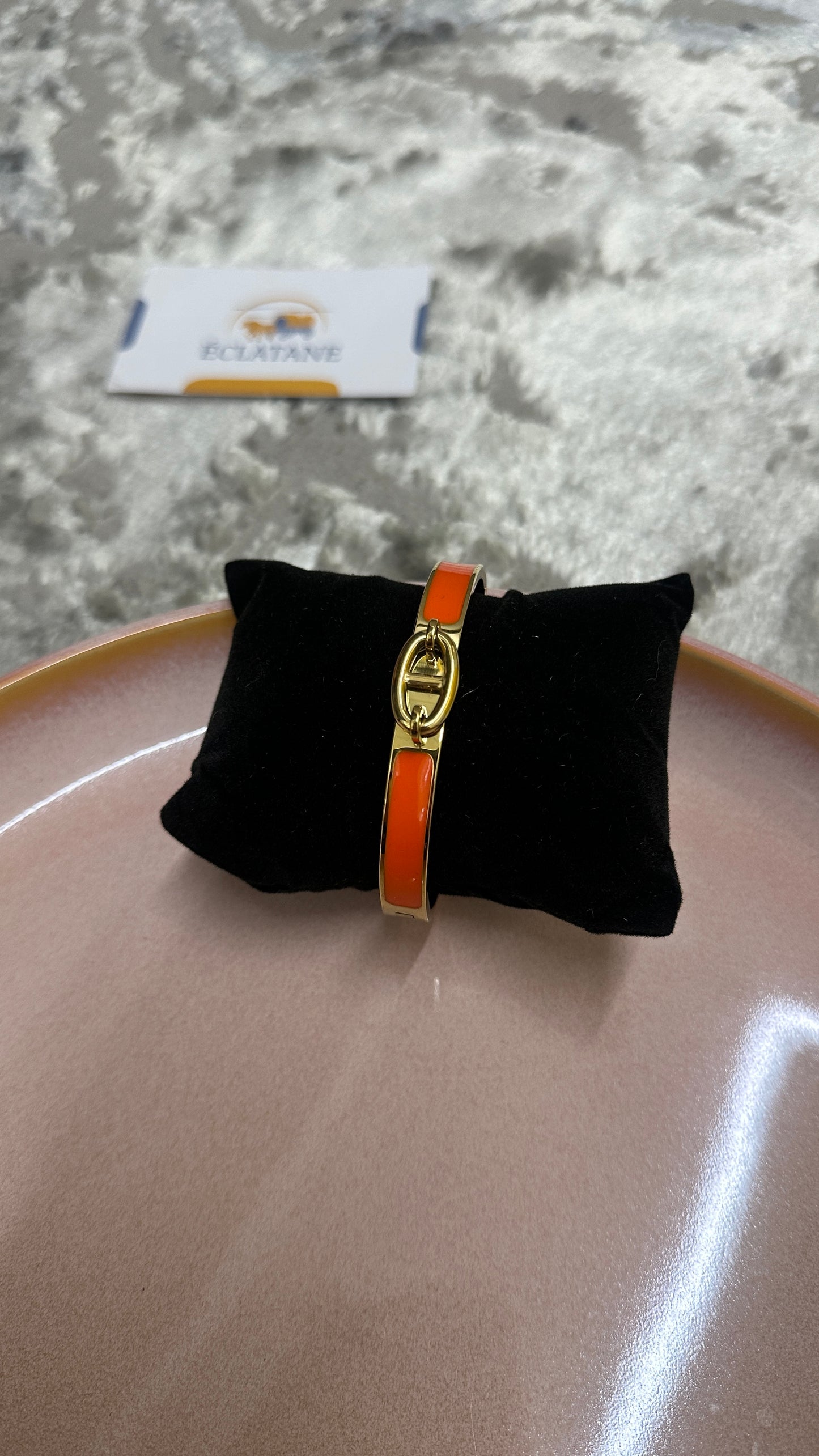 Gold & Red Plated | CD Clasp Bracelet