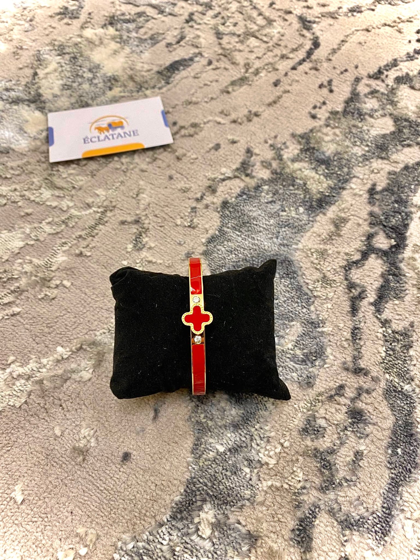 Gold & Red Plated | Singular Clasp Bracelet