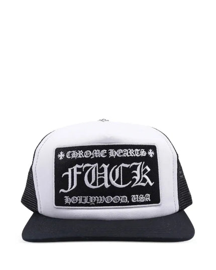 Black Slogan Adjustable Cap