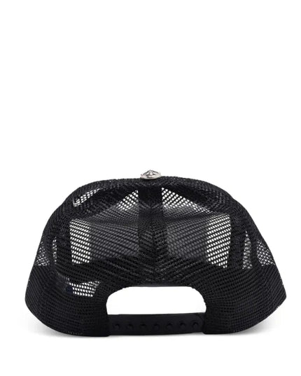 Black Slogan Adjustable Cap